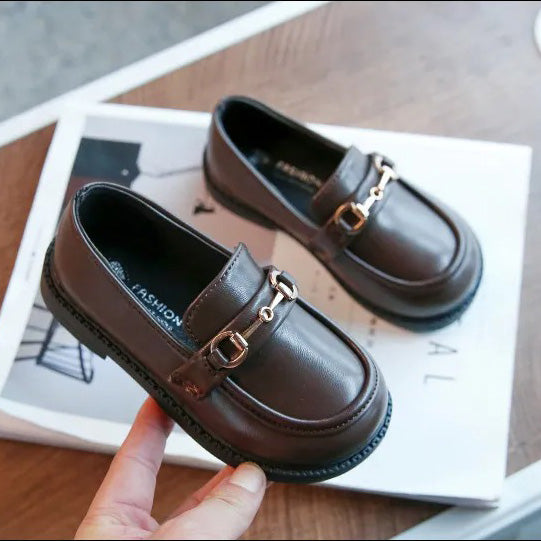 Chaussures princesse enfant marron