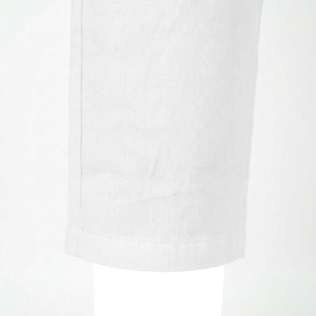 Départ — Pantalon en lin blanc pour homme