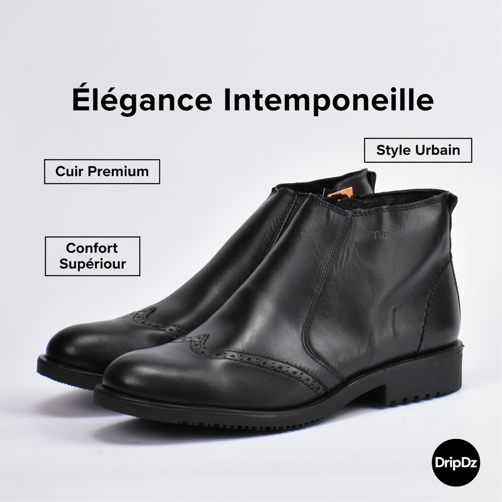 Executive — Chaussures de ville cuir noir
