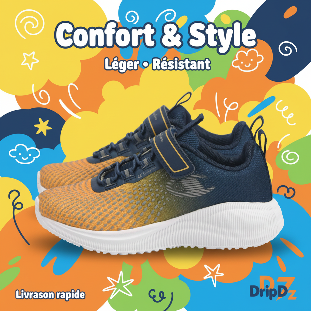 Champion — Baskets enfant noires