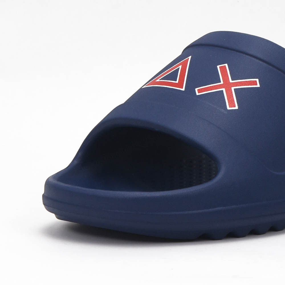 SUN68 Slippers Monoblock X36114-0710-NAVYBLUE-ROSSO