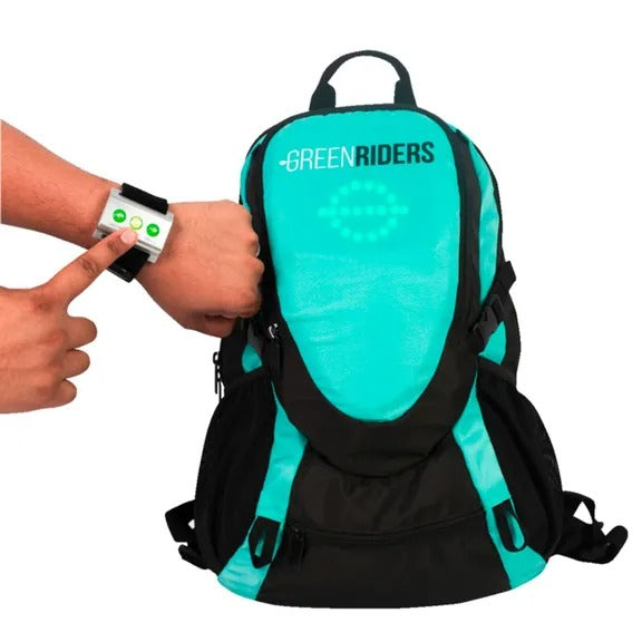 GREENRIDERS Flashing backpack 3701107922253