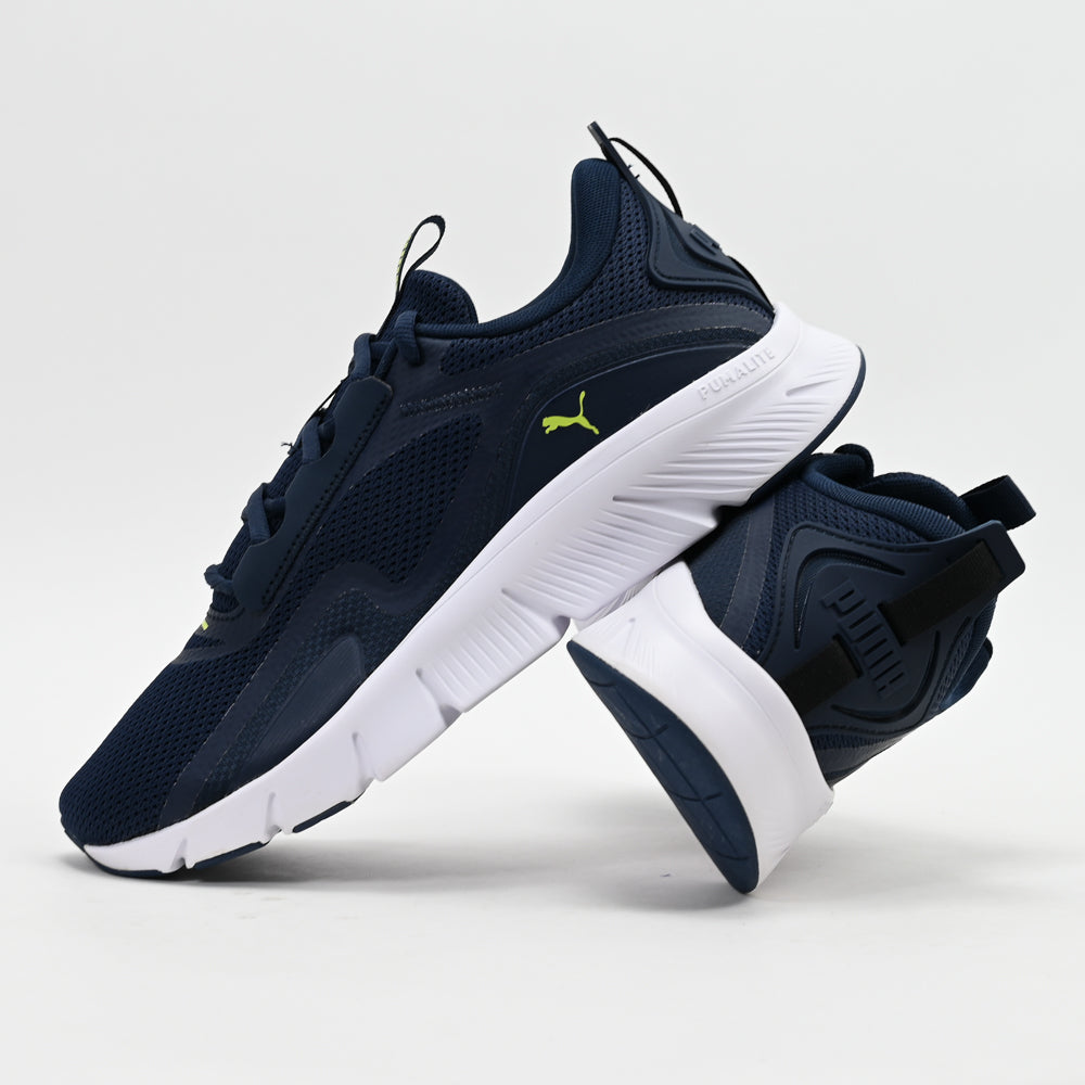 PUMA FlexFocus Lite — baskets running homme marine détail