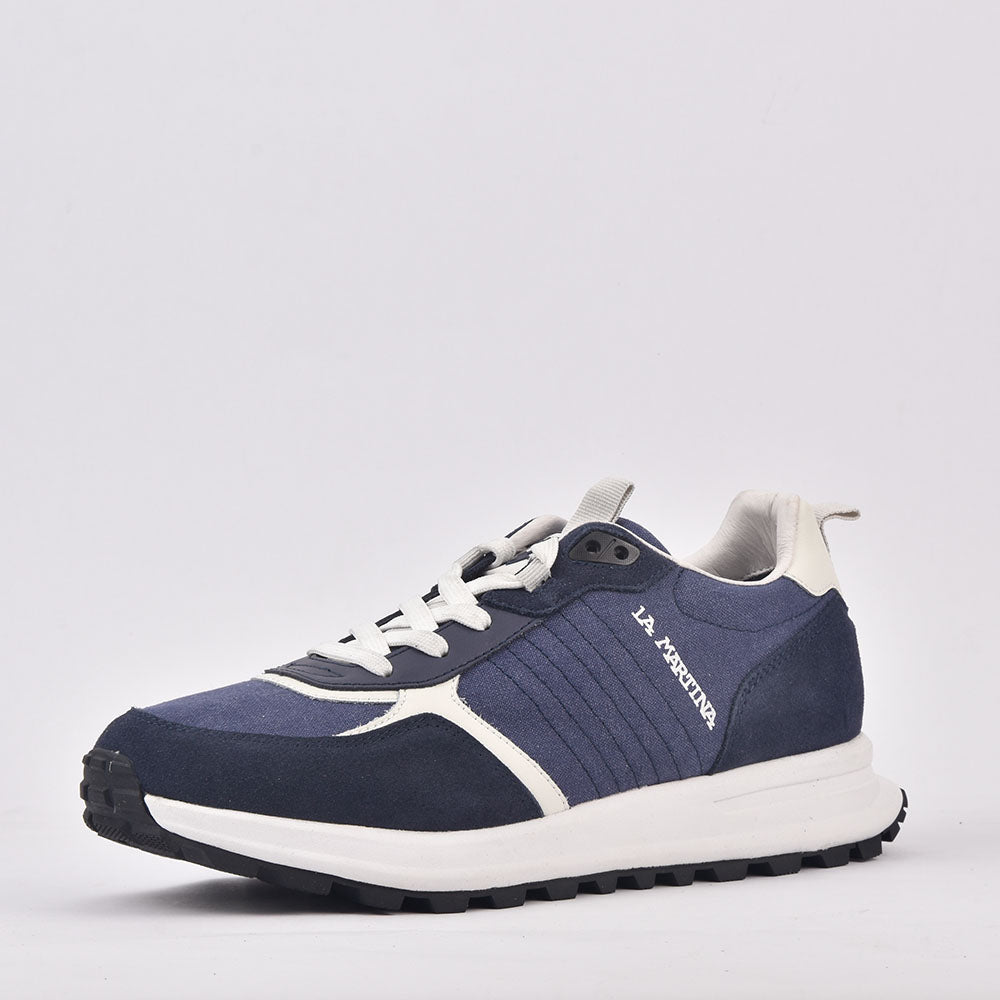 LA MARTINA - Chaussure DAIM & TISSU BL/BLA LFM231-010-4360