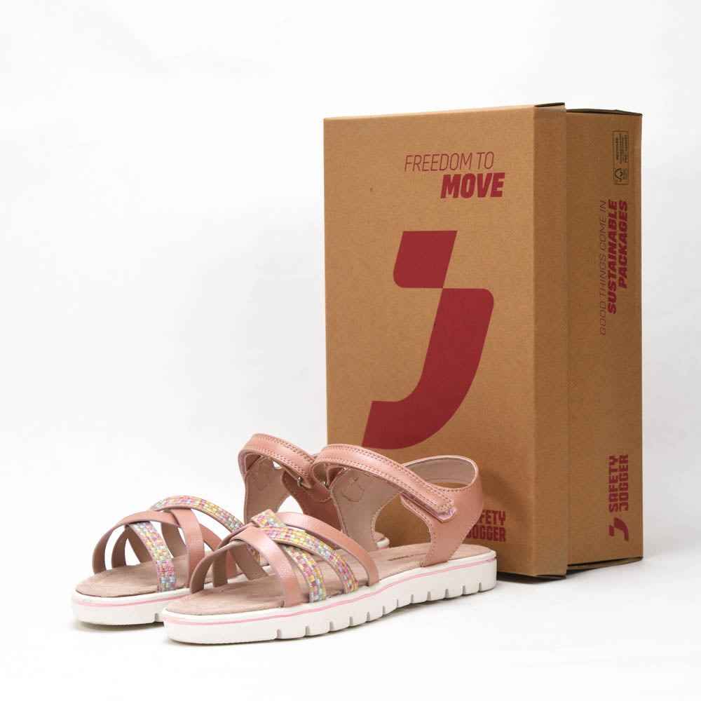 Safety Jogger Sandales Plates Femme Pink 613972-PINK