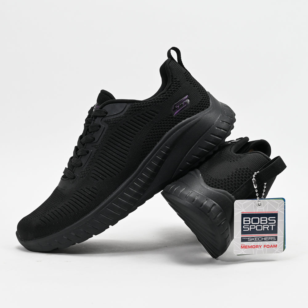 Skechers BOBS Squad Chaos Face Off — baskets femme noir vue arrière