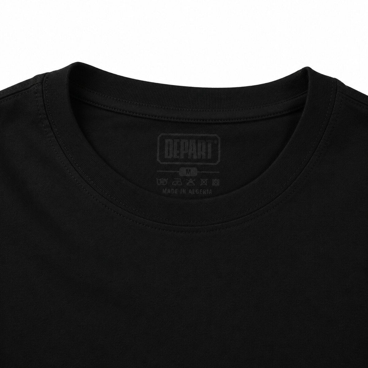 Départ — T-shirt oversize noir pour homme