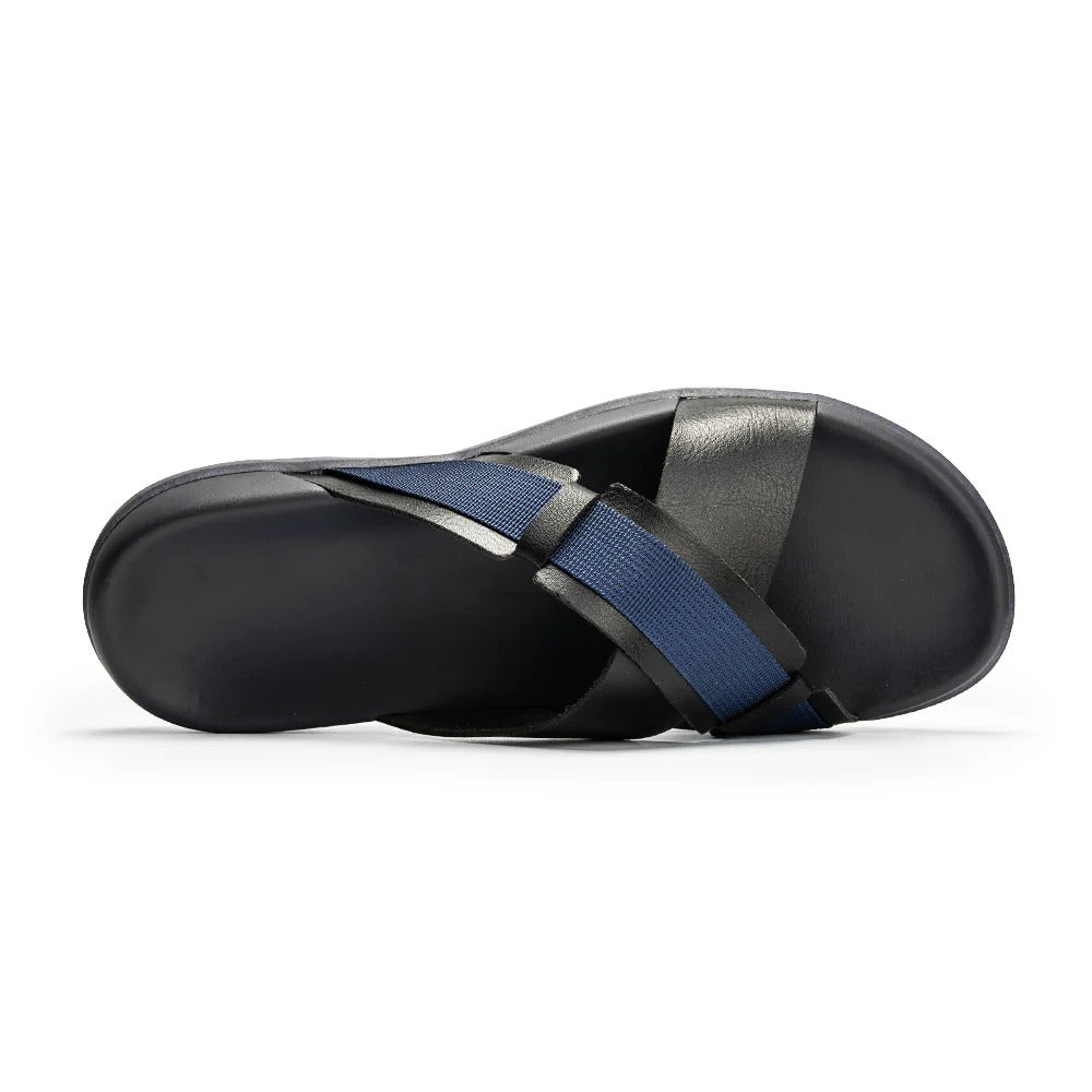 Puca Royal Slider — Claquettes noir bleu