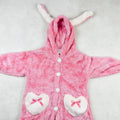 robe fourrure rose foncé (lapin)