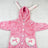 robe fourrure rose foncé (lapin)