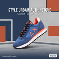 SUN68 - TOM FLUO BLUE/ORG Z34102-56-AVIO