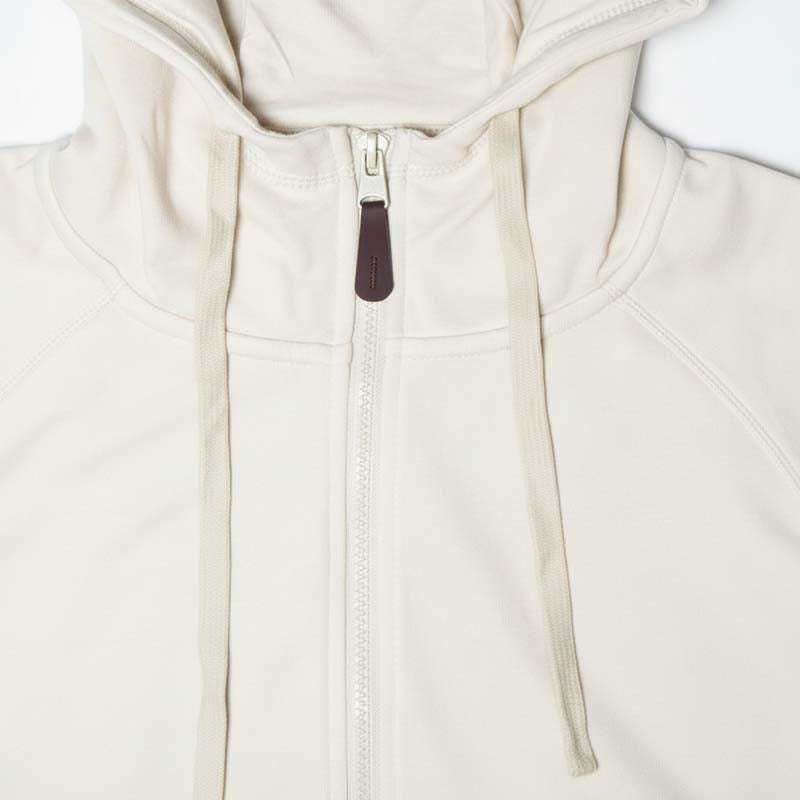 Sweat à capuche zippé homme BLANC CASSÉ