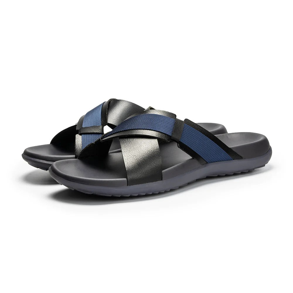 Puca Royal Slider — Claquettes noir bleu