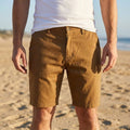 DEPART Short chino homme G21-000175-BROWN