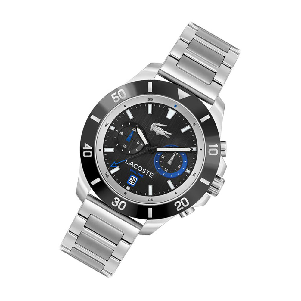 Lacoste — Montre acier cadran noir