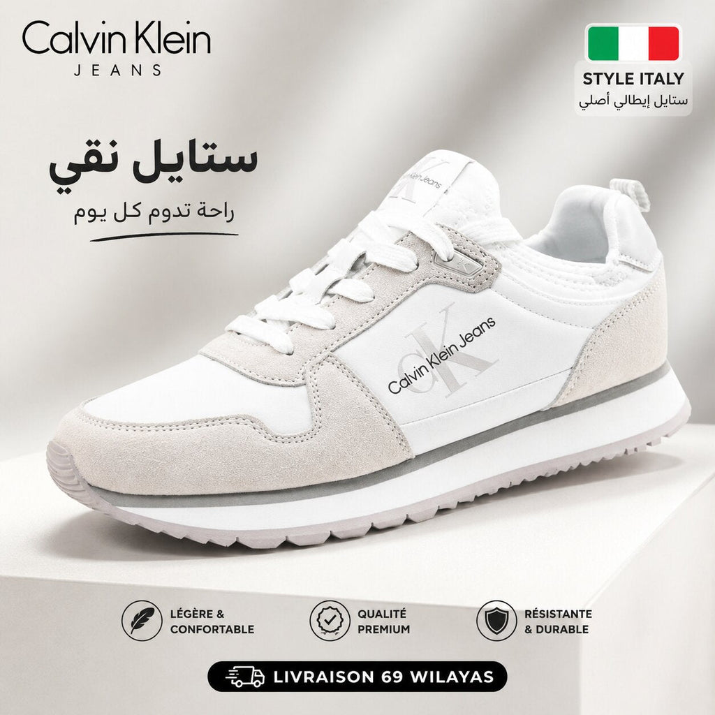 Calvin Klein Chaussure Homme YM0YM00742-WHITE