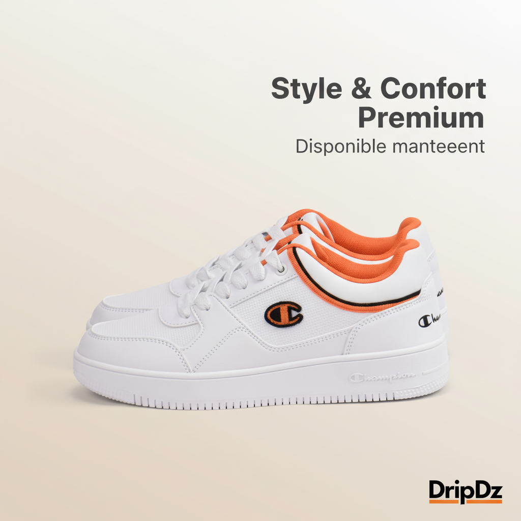 Champion — Baskets femme blanches mode