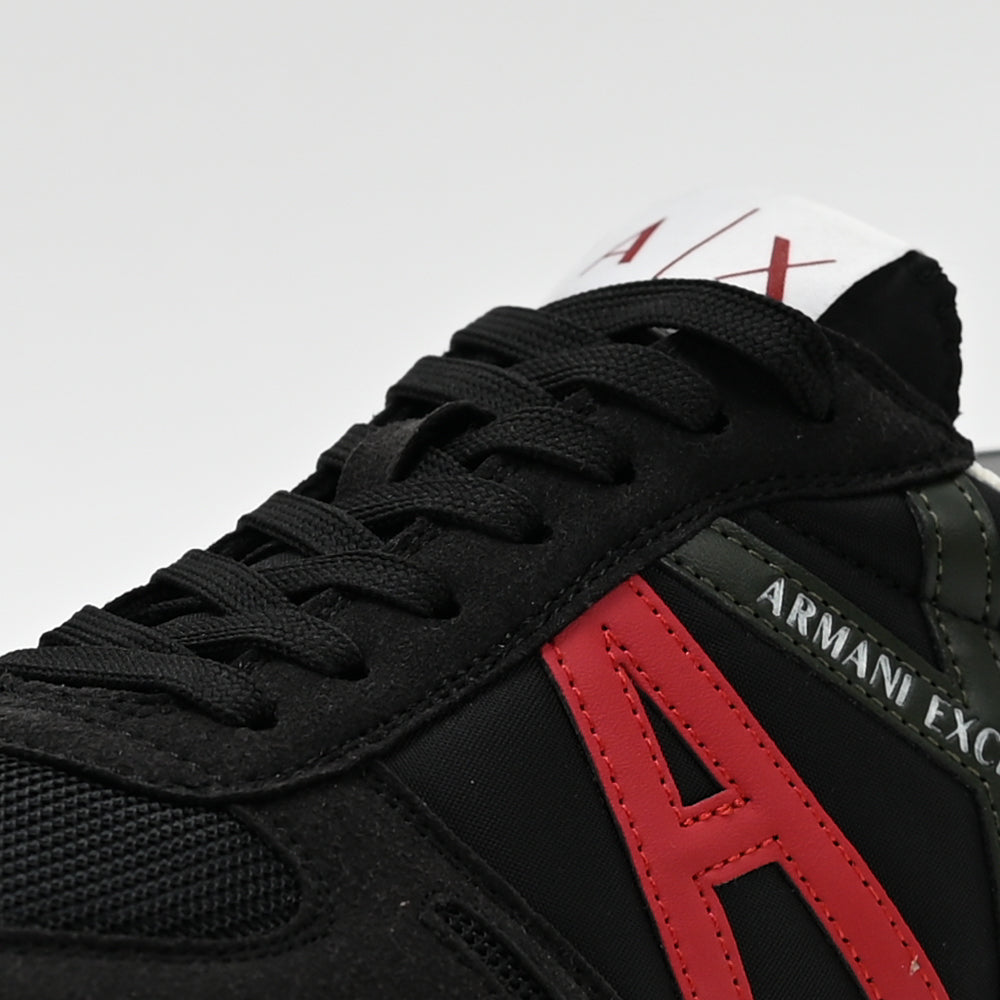 Baskets Armani Exchange Retro Running Homme XUX017-XCC68-BRED