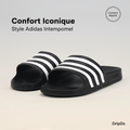 Adidas Adilette Aqua — Claquettes noires