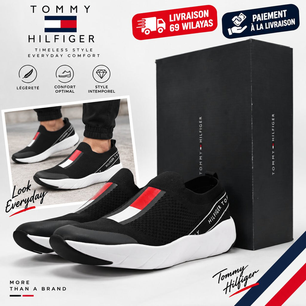 Tommy Hilfiger Slip-On — sneakers noir homme