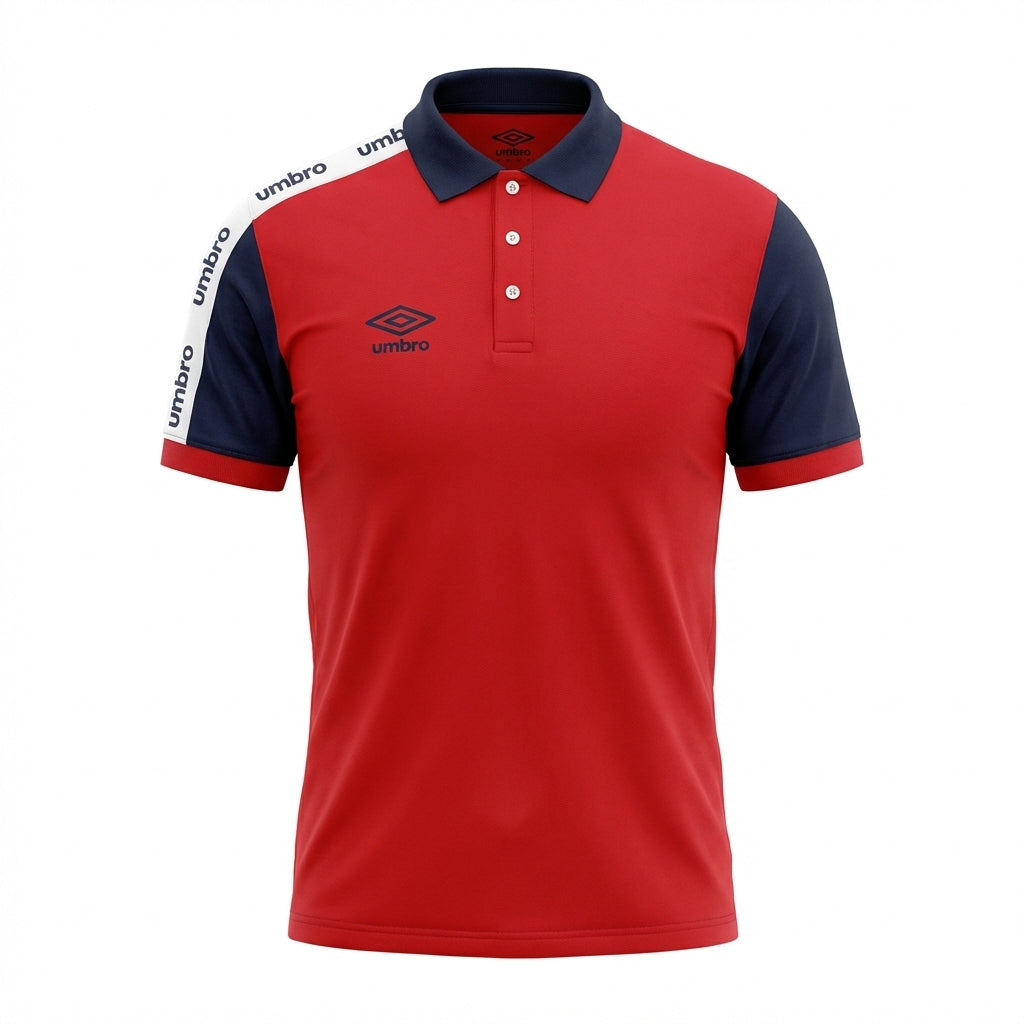 Umbro — Polo homme rouge mode
