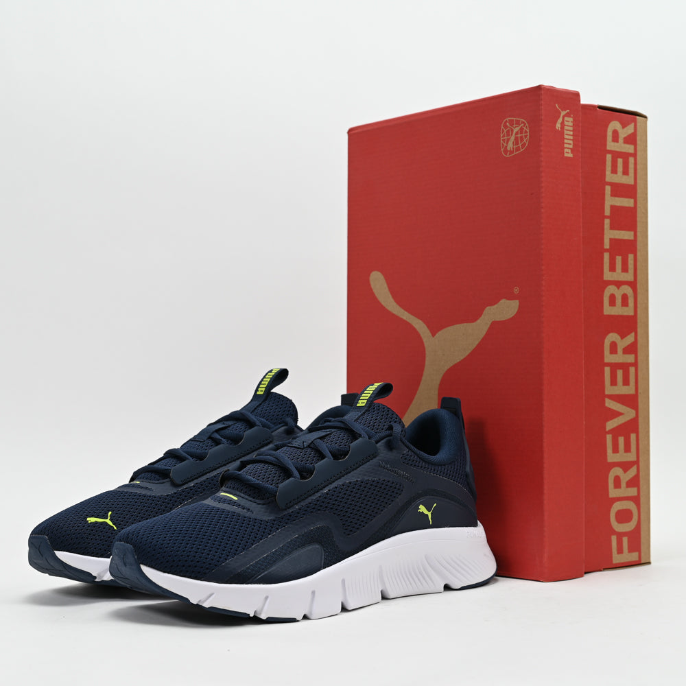 PUMA FlexFocus Lite — baskets running homme marine vue dessus