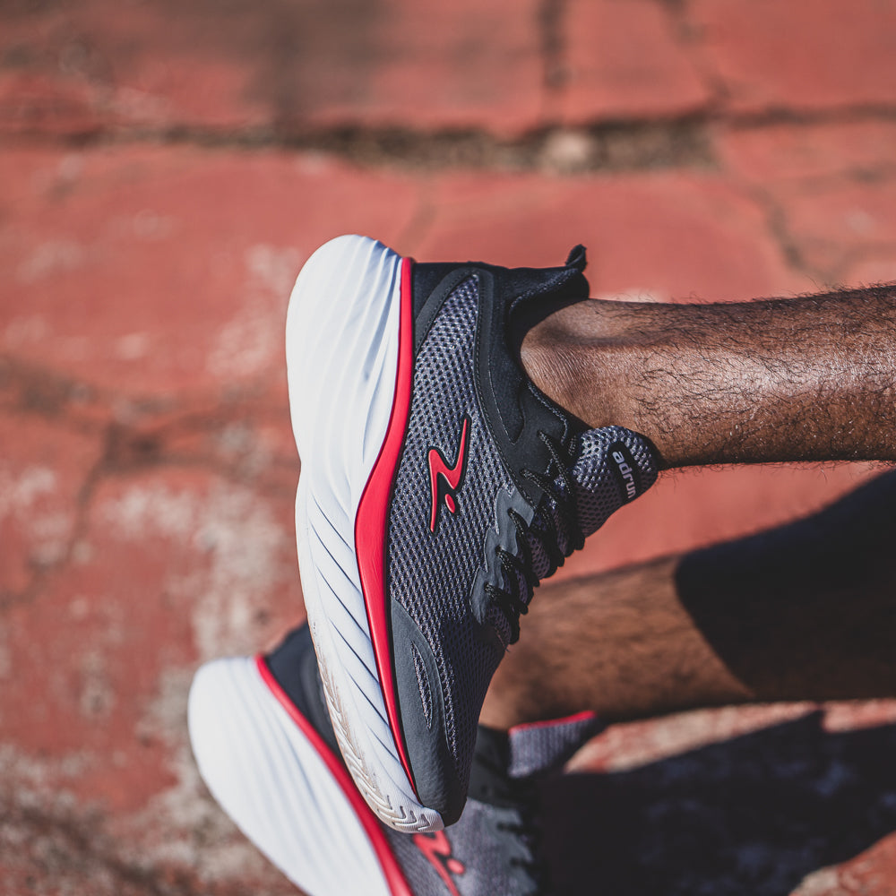 Adrun - POWER FLY GRY/BLK/RD 10103M-086