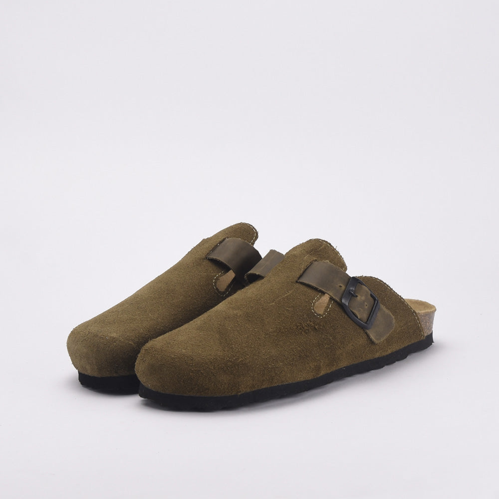 BIRK SABOT DAIM VERT SABOT-0-DAIM-VERT