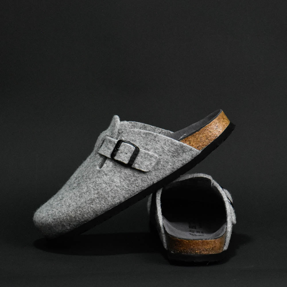 BIRKSBOT FEUTRE GRIS CLIR PLANTA GRIS