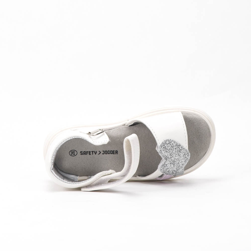 Safety Jogger Sandale Fillette 591782-WHT-SIL