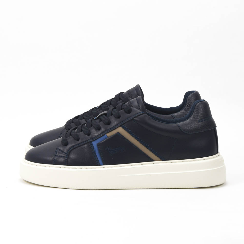 Harmont and Blaine Blue Sneakers Homme EFM252-022-1B0-12