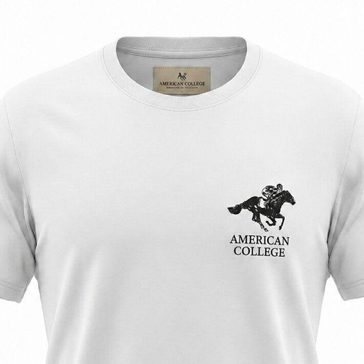 American College t-shirt pour Homme TS260104-WHITE