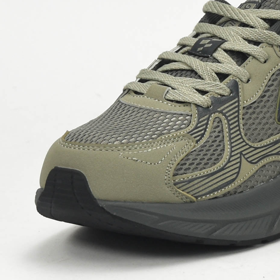 PEAK TRAINING RUNNING SHOES-ASPHALT GREEN/MAGNETIC GREY EXT54437H-N59D