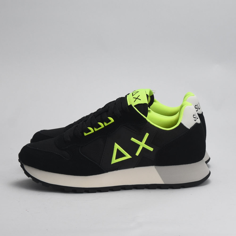 BASKET SUN68 JAKI FLUO 11 NERO