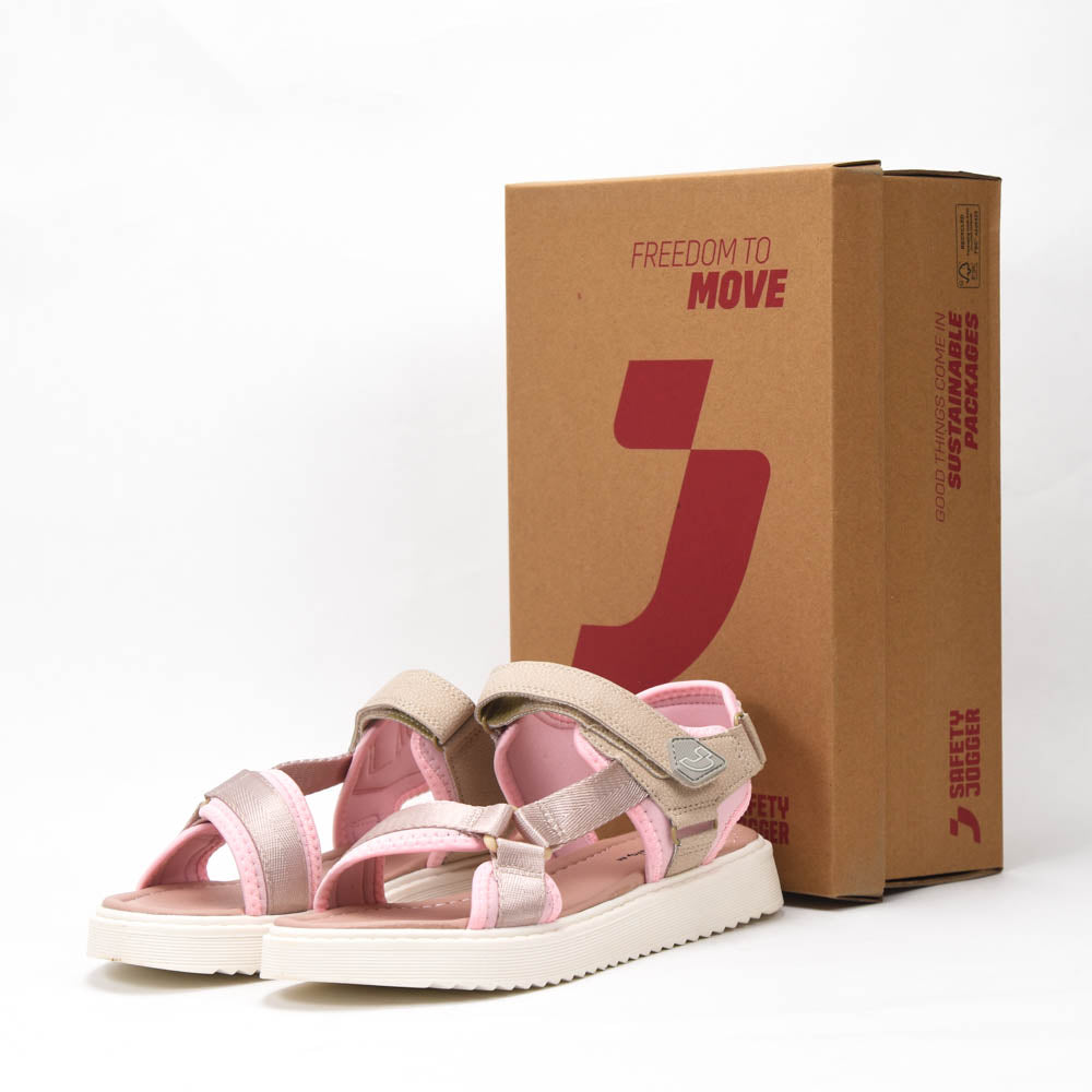 Safety Jogger Sandales Femme 608553-BEI-LPK