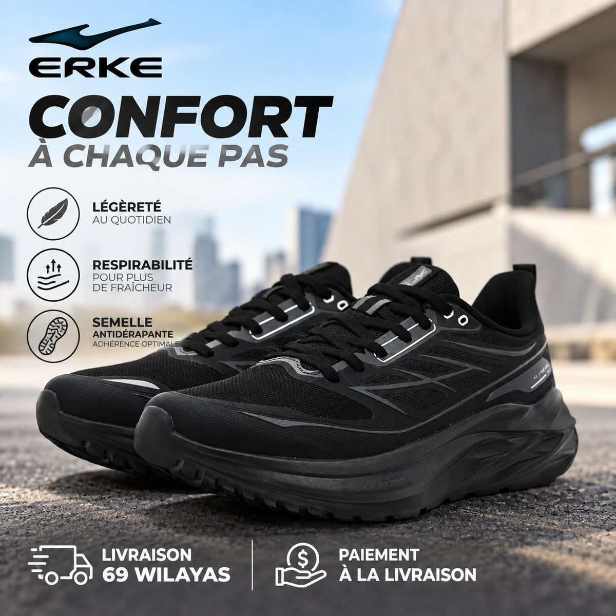 ERKE 11126103311-005 — baskets homme