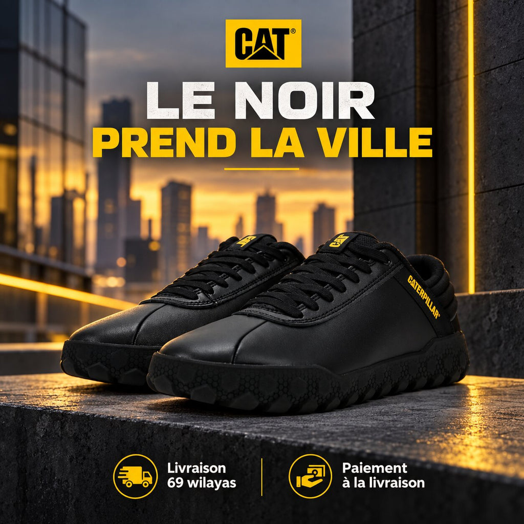 Baskets CAT Hex+ Noir Homme P726259