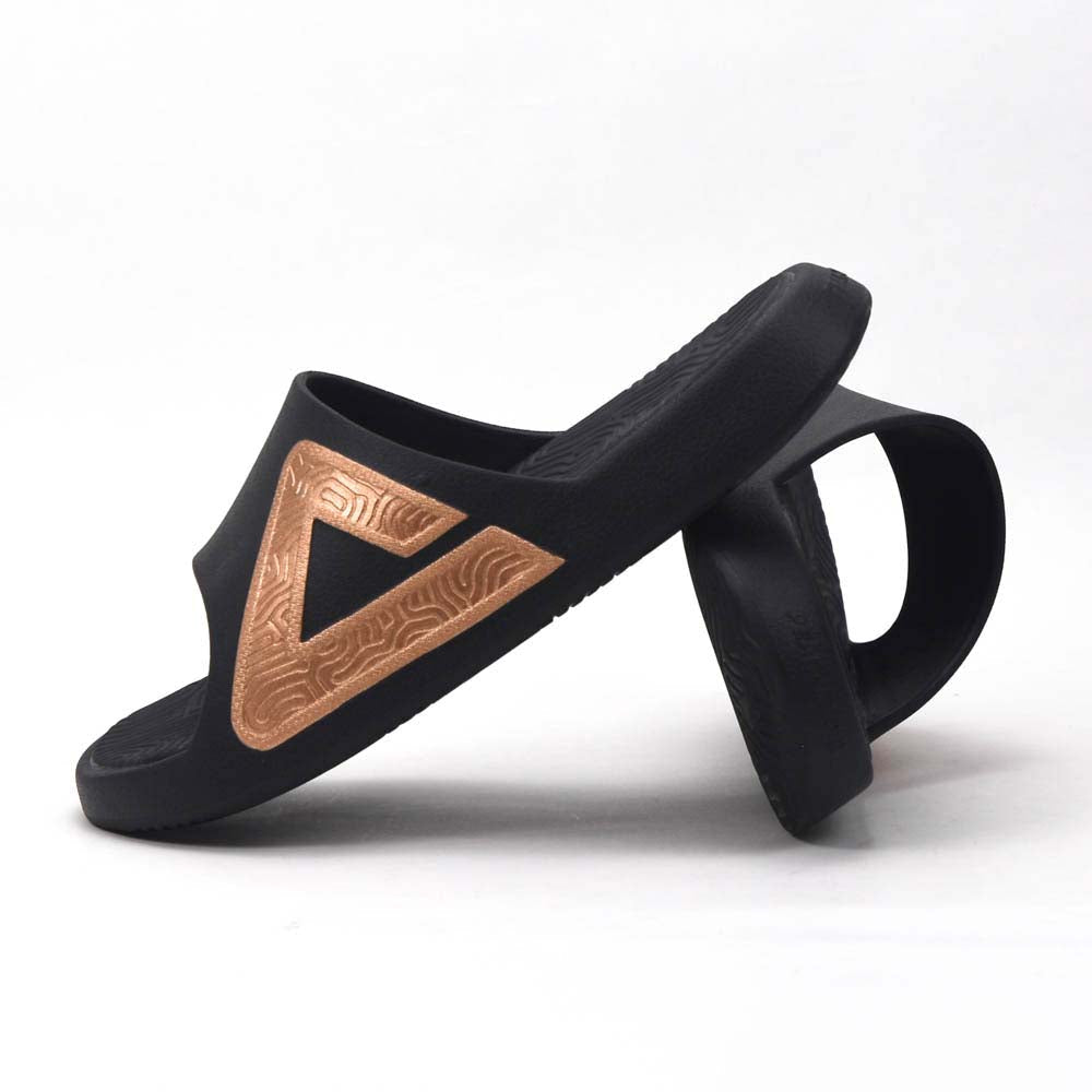 Peak Taichi Slippers Black Gold E92037L-2083