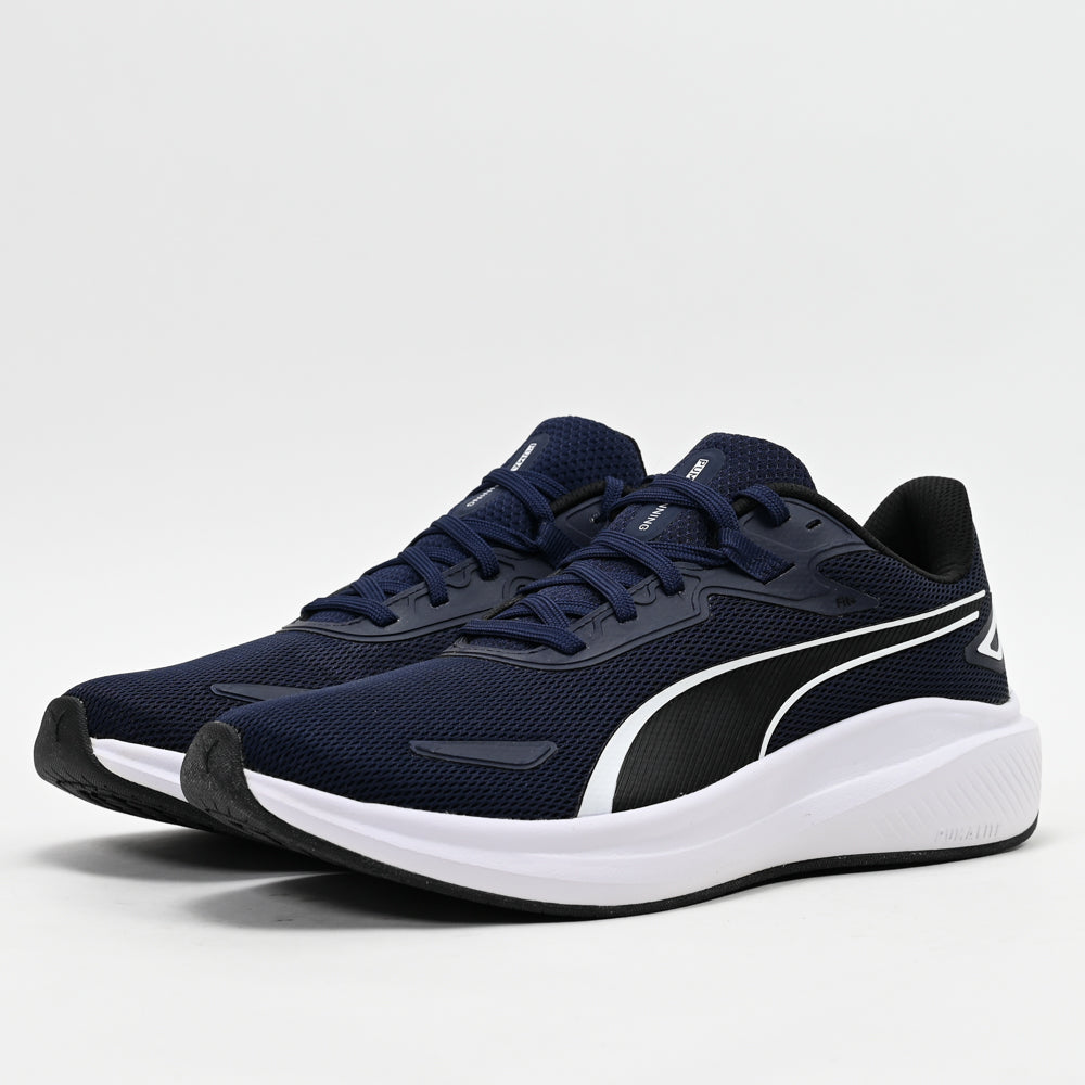 PUMA Skyrocket Lite — baskets running homme marine trois-quarts