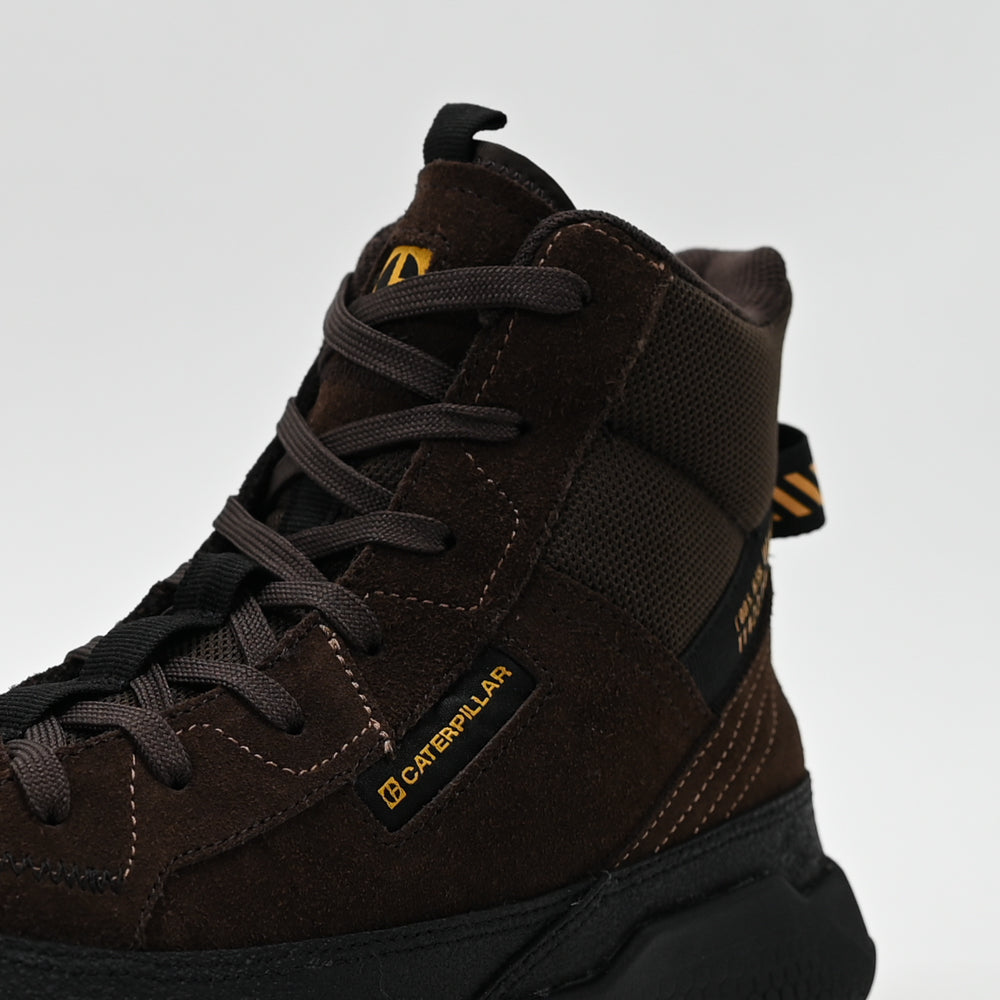 Boots CAT Hex Hi Utility Coffee Bean Homme P110502