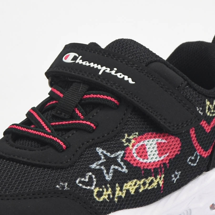 Champion — Sneakers enfant noires casual