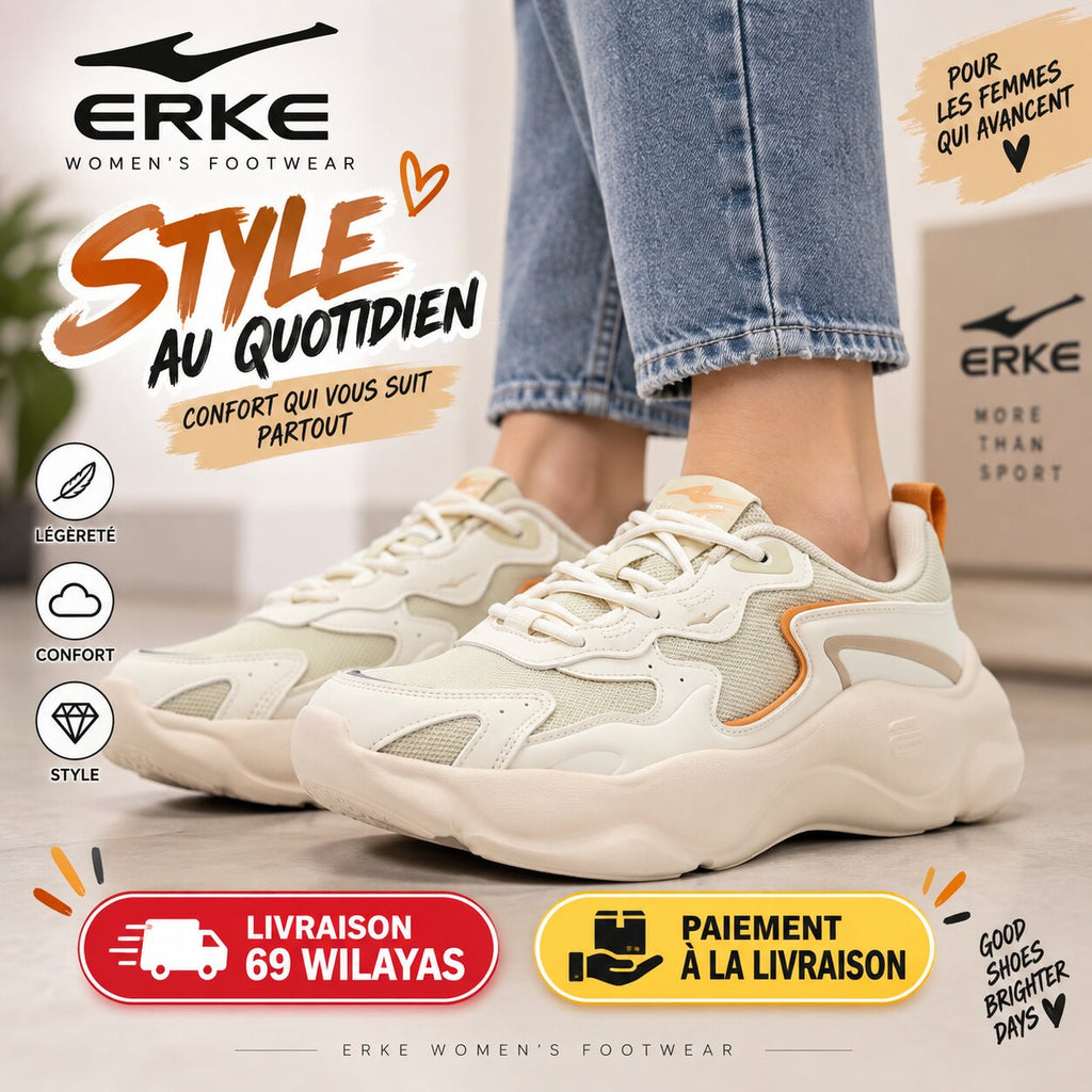ERKE Moderne — baskets femme