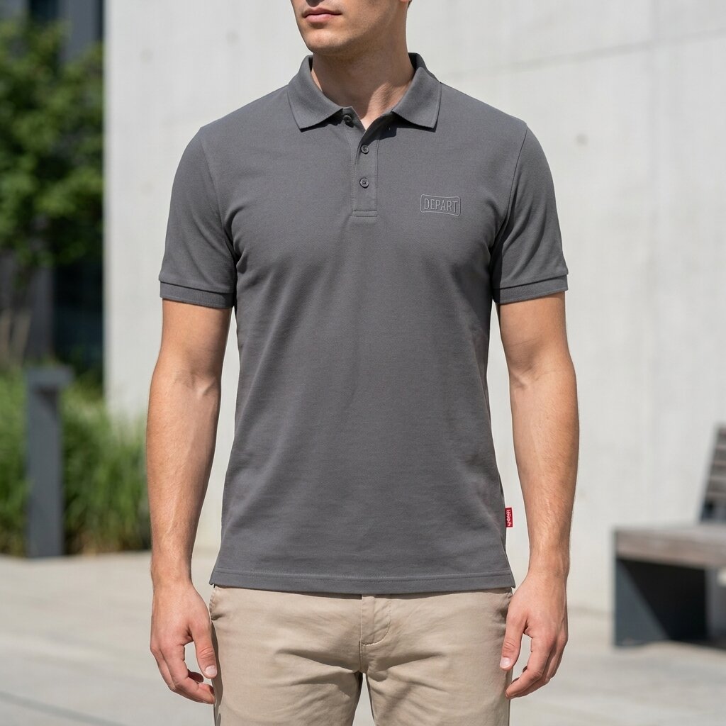 DEPART POLO G23-003391-GREY17