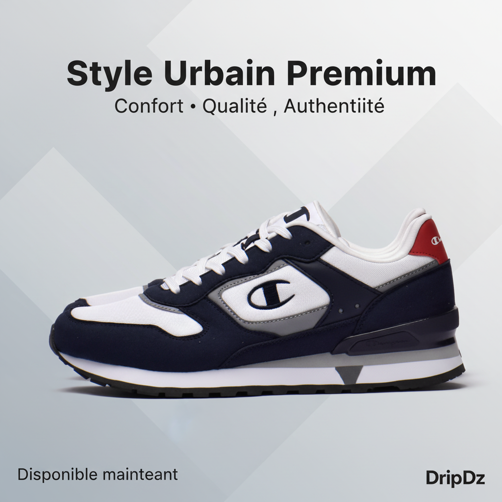 Champion — Baskets homme bleu marine