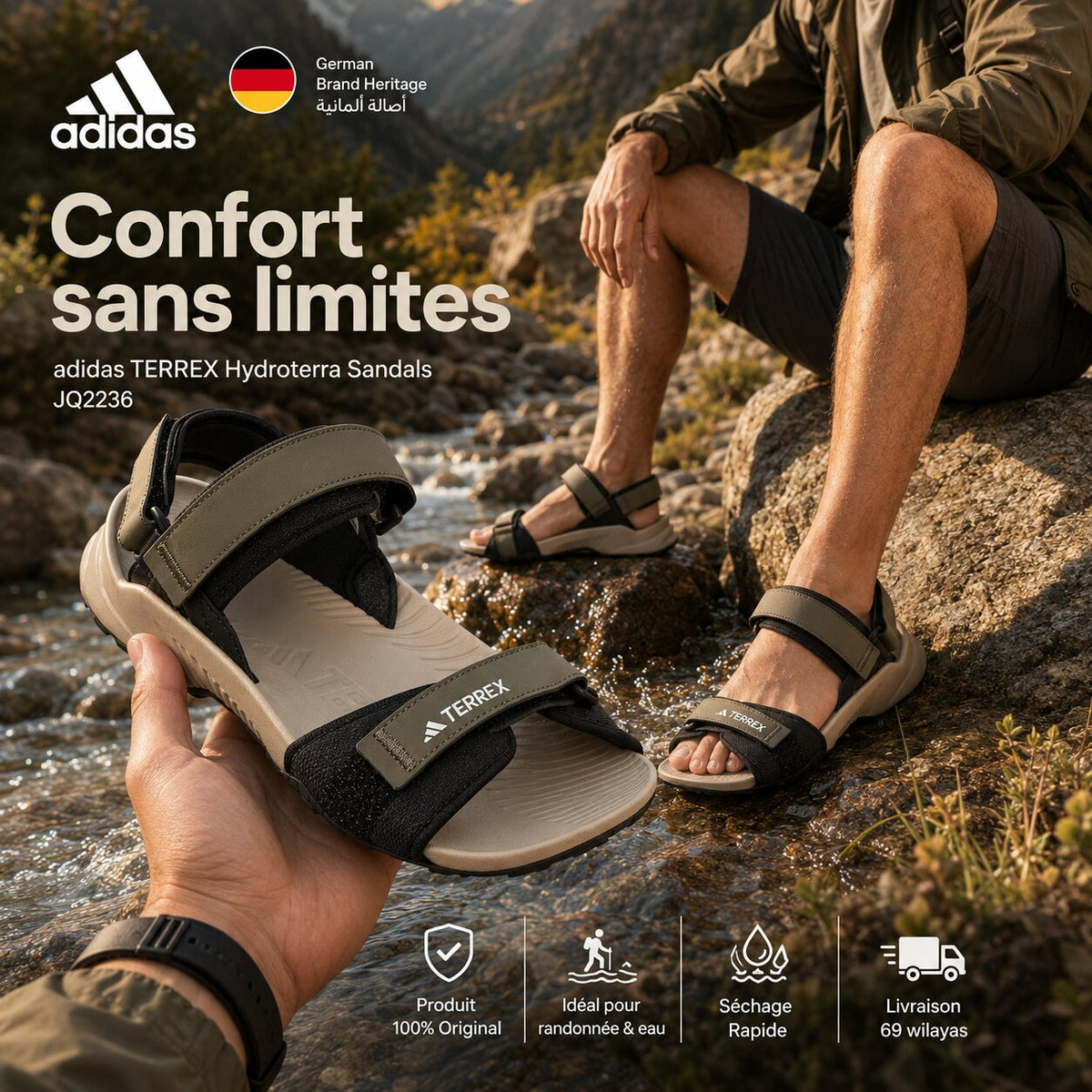 Adidas Terrex Hydroterra — Sandales