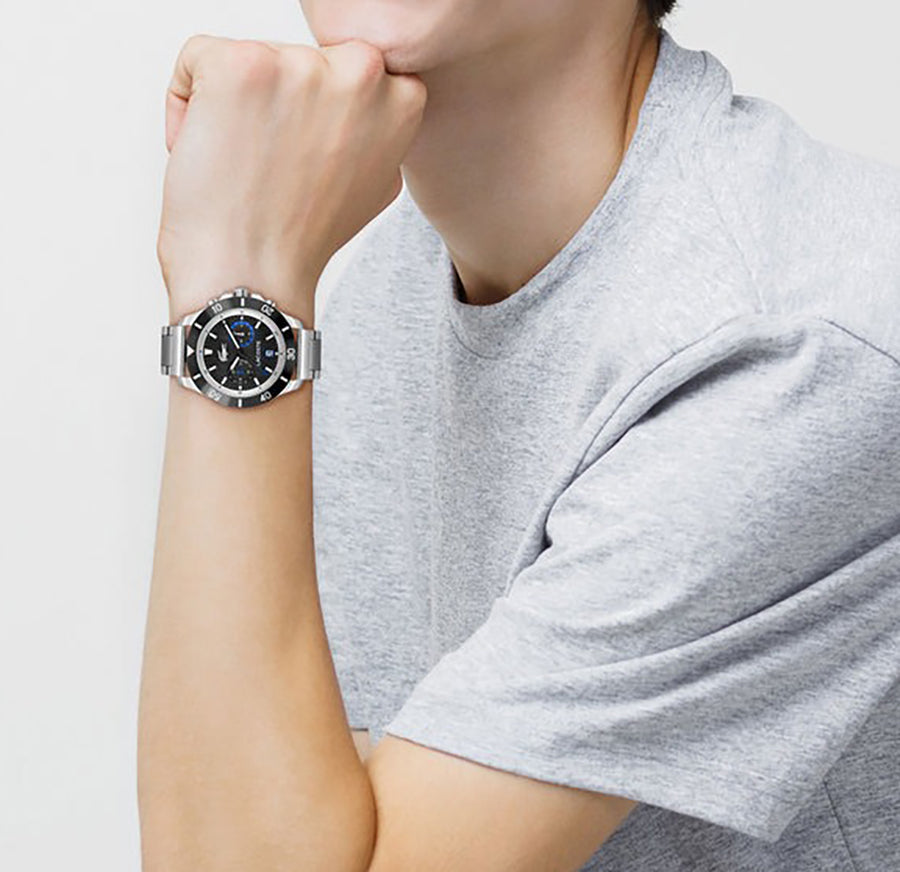 Lacoste — Montre acier cadran noir