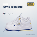 Champion — Baskets homme blanches