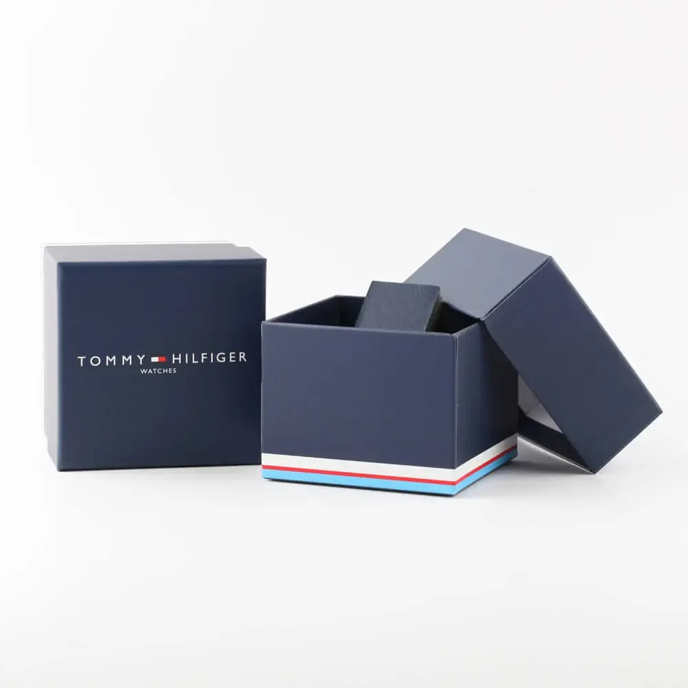 Tommy Hilfiger — Montre femme acier bleu