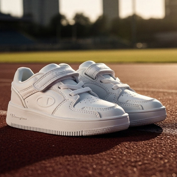 Champion — Chaussures enfant blanches mode