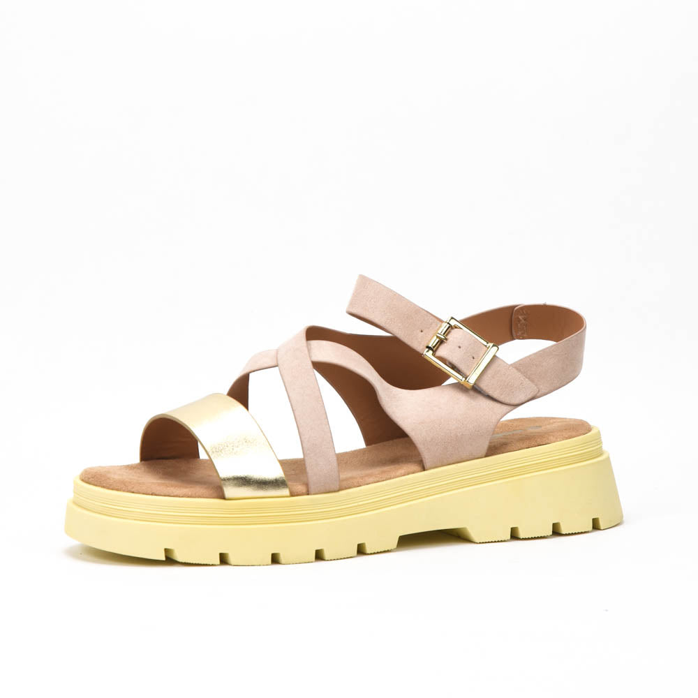 Safety Jogger — Sandales femme nude